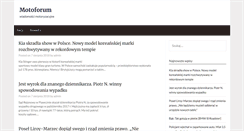 Desktop Screenshot of motoforum.pl
